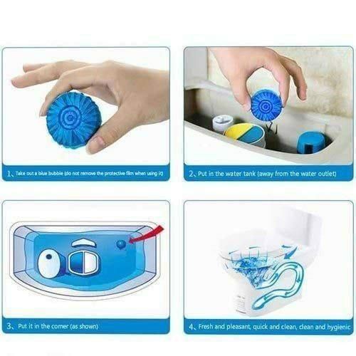 Automatic Toilet Cleaner Tablets Pack of 20 (Buy 10 Get 10 Free)