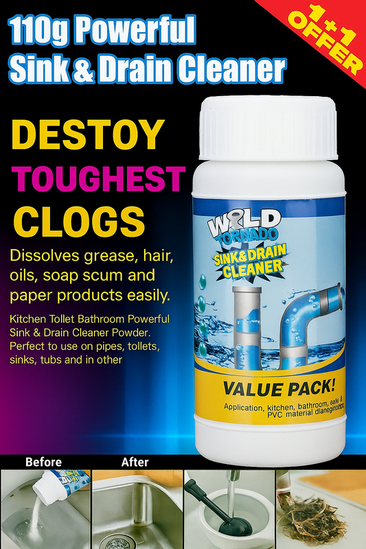 Sink Pipe Cleaning Powder (Pack of 2)